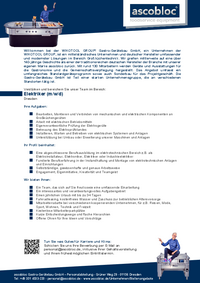 Vorschaubild - Stellenbeschreibung Elektriker (m/w/d)