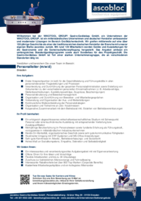 Vorschaubild - Download Stellenbeschreibung Personalleiter (m/w/d)