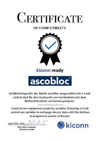 Download - CERTIFICATE OF COMPATIBILITY - kiconn ready 