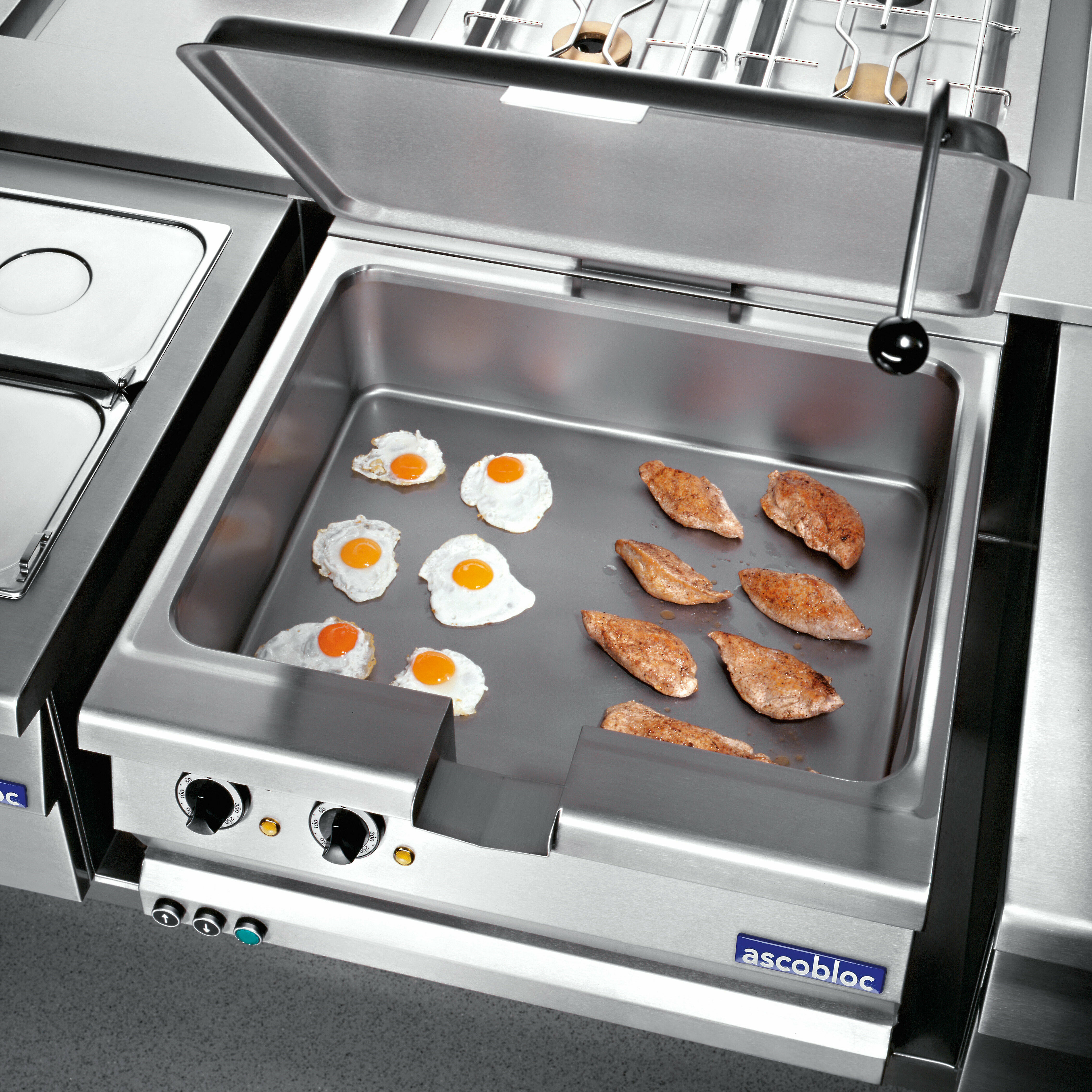 Electric/Gas tilting pan with compense bottom - AEP 508 - Wall Top Model