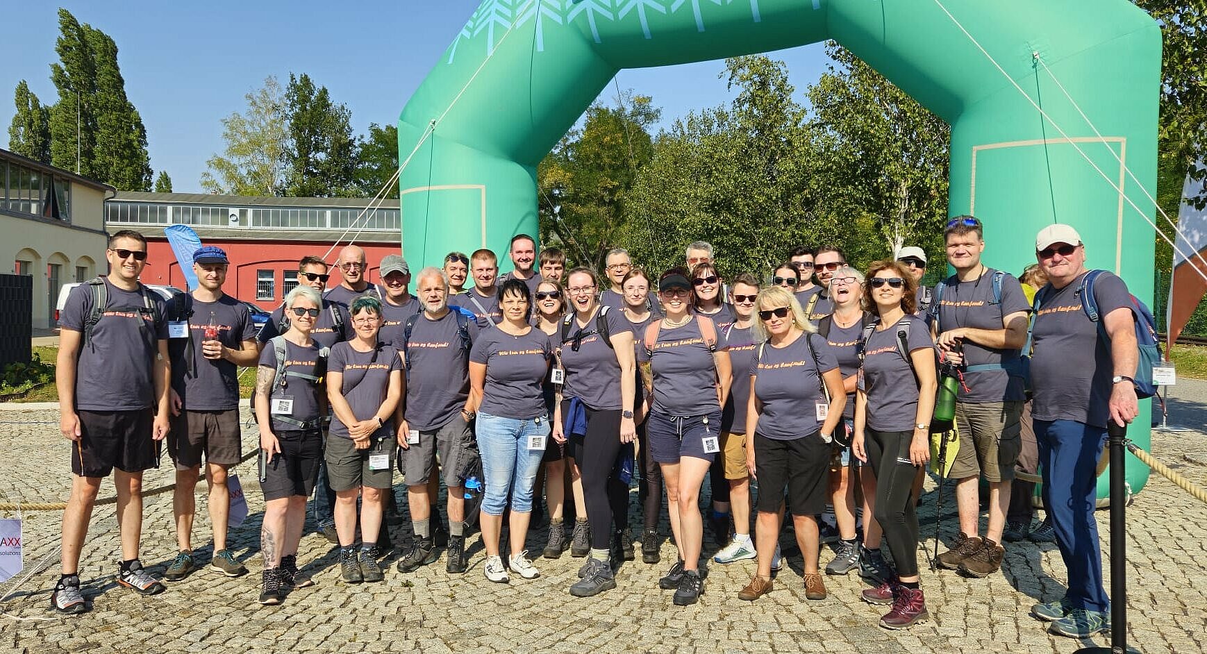 Teilnehmer Adventure Walk 2024 - Firmen ascobloc, LFT und WEBACO