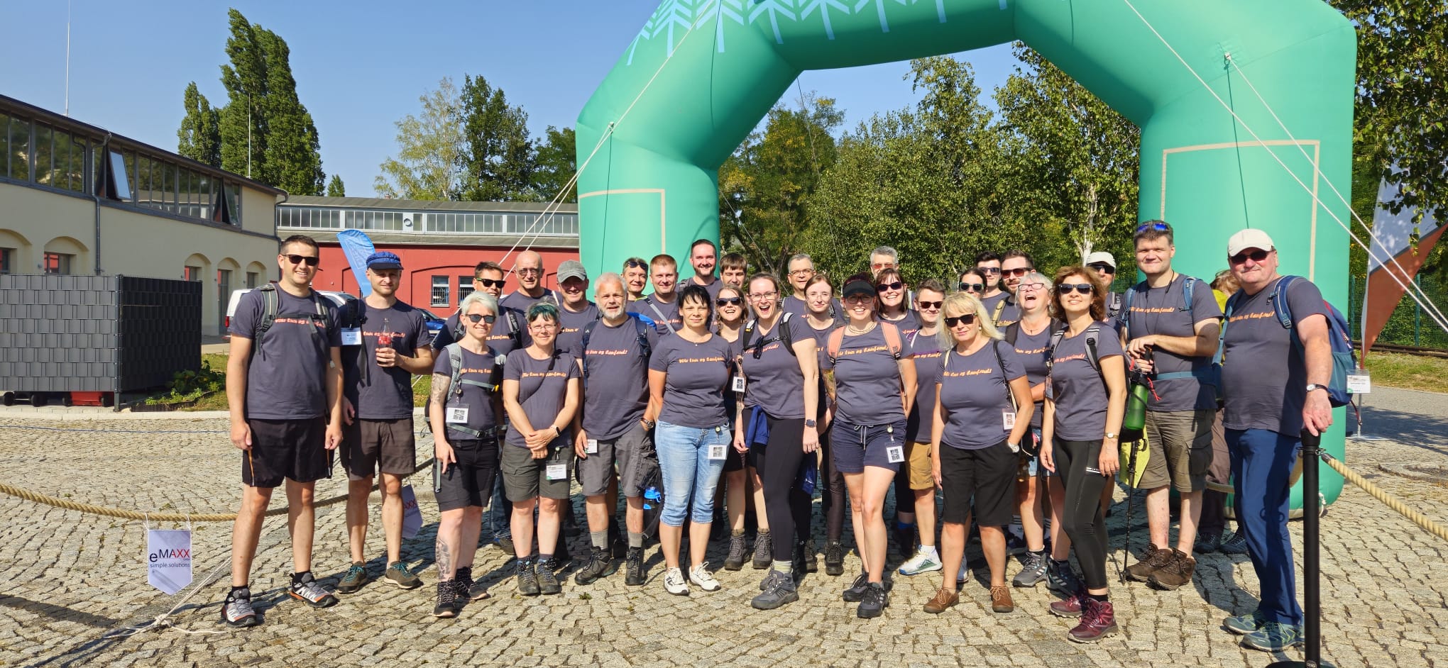 Teilnehmer Adventure Walk 2024 - Firmen ascobloc, LFT und WEBACO